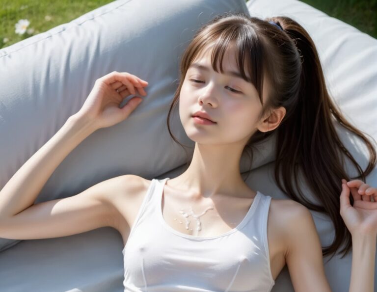 250805 Morning Green Path (Ayu.Saeki Support Course) — Ayu Saeki AI muse editorial