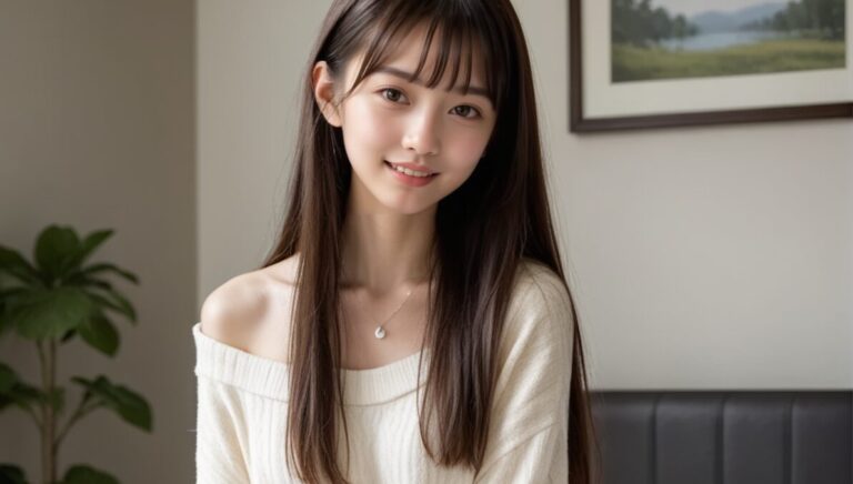 260123 One-piece knit (Sexy Photo Course) — Ayu Saeki AI muse editorial