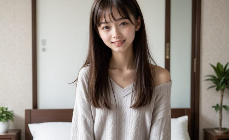 260117 One-piece knit (Extreme Photo Course) — Ayu Saeki AI muse editorial
