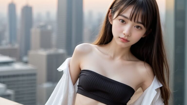 260214 Rooftop (Extreme Photo Course) — Ayu Saeki AI muse editorial