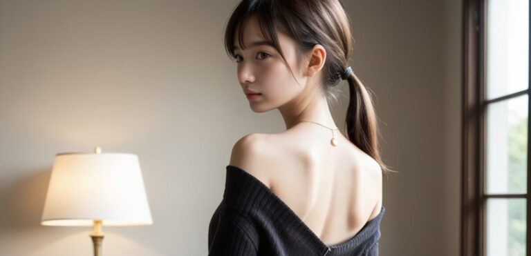 260210 Black One-piece (Ayu.saeki Support Course) — Ayu Saeki AI muse editorial