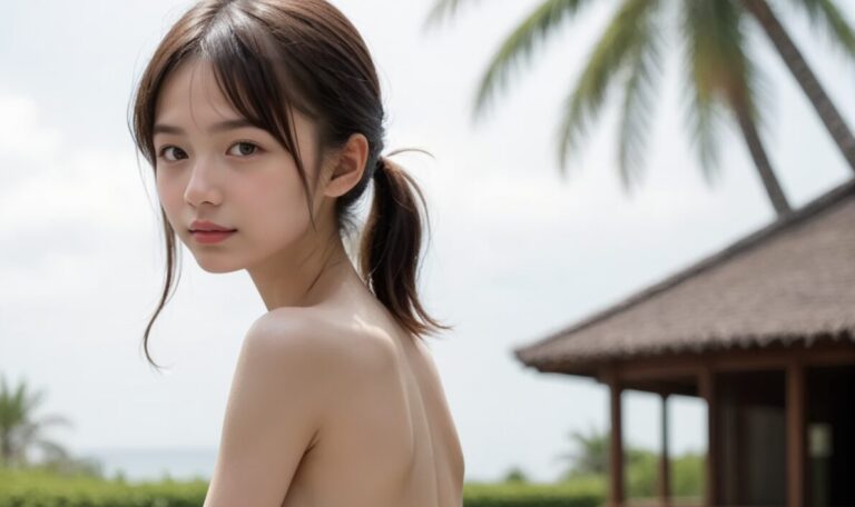260331 Blue one-piece (Ayu.saeki Support Course) — Ayu Saeki AI muse editorial