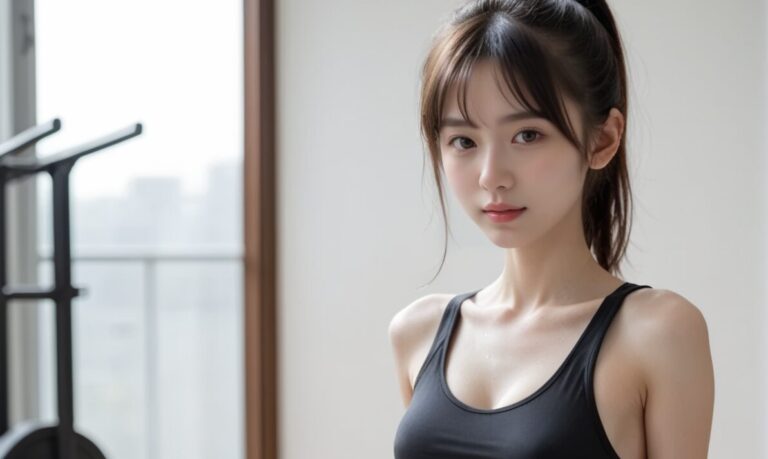 260627 Gym (Extreme Photo Course) — Ayu Saeki AI muse editorial
