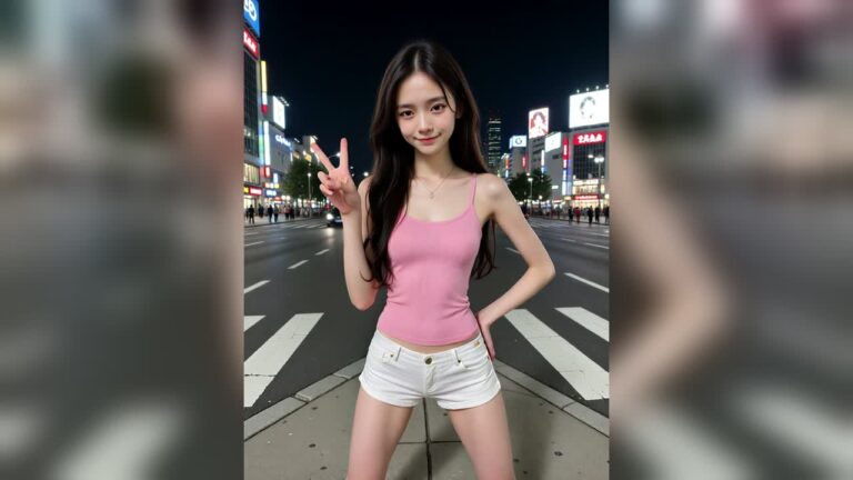 Shibuya Crossing Night Photoshoot Ideas: 12 Clips by AI Model Ayu Saeki – 260803 — Ayu Saeki AI muse editorial