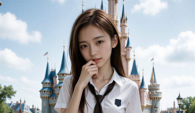 260919 Theme park (Extreme Photo Course) — Ayu Saeki AI muse editorial