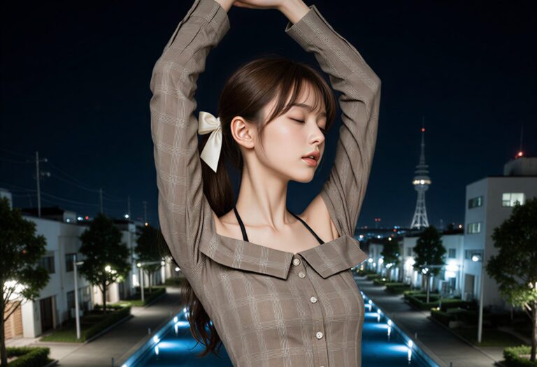 260905 Light display (Extreme Photo Course) — Ayu Saeki AI muse editorial